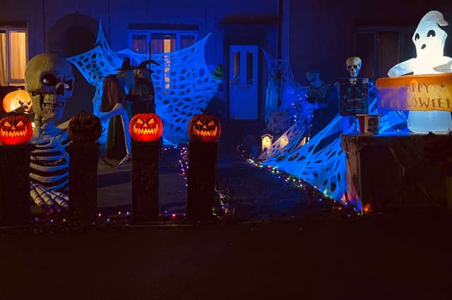 "Nightmare on Adkins Road" - Sheffield mum Keeley Smith is bringing back her annual Halloween display to raise funds for her son's football club