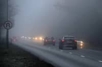 A yellow fog warning has been issued