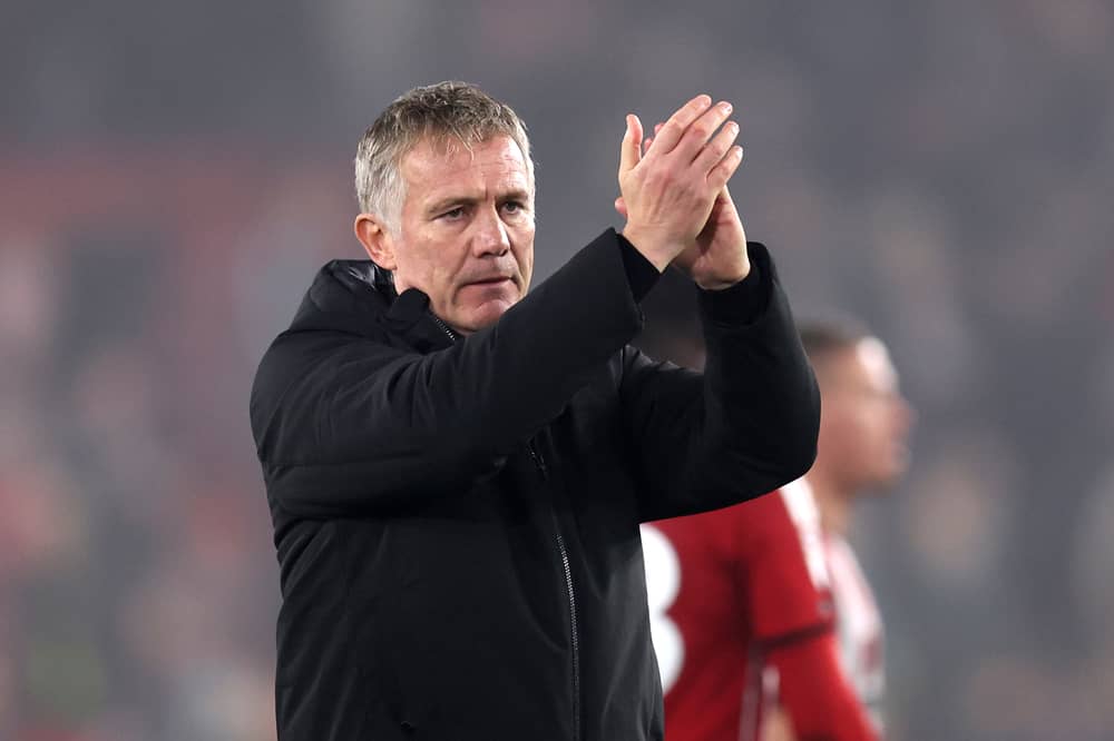 Phil Parkinson was not impressed with his side’s performance against Sheffield United.