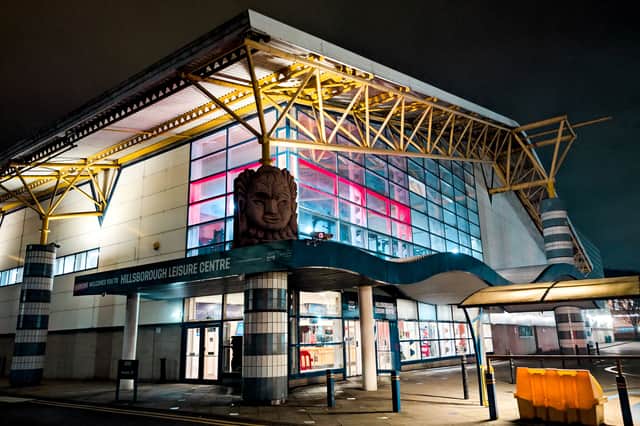 Hillsborough Leisure Centre was due to be flattened and replaced.
