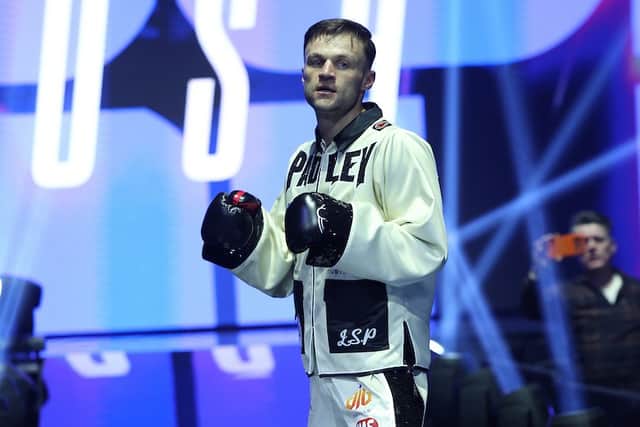 Josh Padley v Jaouad Belmehdi, EBU Super Featherweight Title
31 January 2026
Picture By Mark Robinson Matchroom Boxing
Josh Padley ring walk.