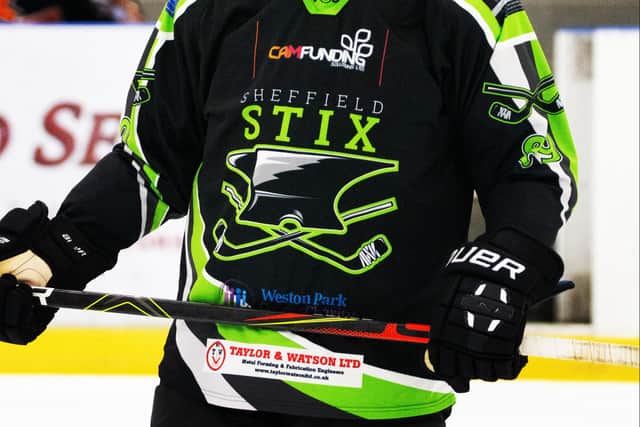 Sheffield Stix Club Coach and St Luke's Head of Fundraising, Matthew Sheridan.