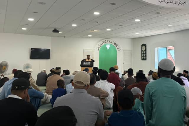 Eid-ul-Adha celebration at Baitul Afiyat Mosque, Sheffield