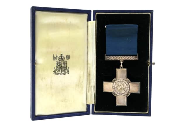 The George Cross is the highest award for civilian gallantry in the British honours system
