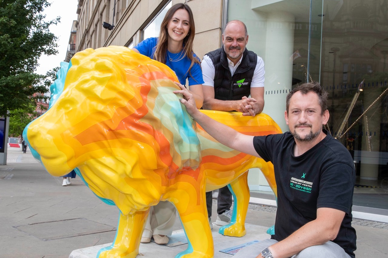 OutLion is a mane attraction on the Pride of Yorkshire sculpture trail
