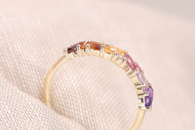 Edie - inspired by the lesbian flag and named after Edie Windsor
