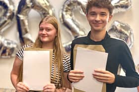Eckington students celebrating their GCSE results