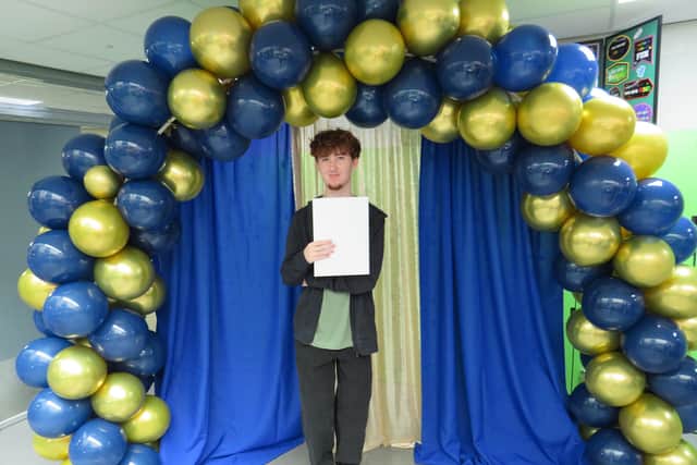 Westfield students celebrating their GCSE results