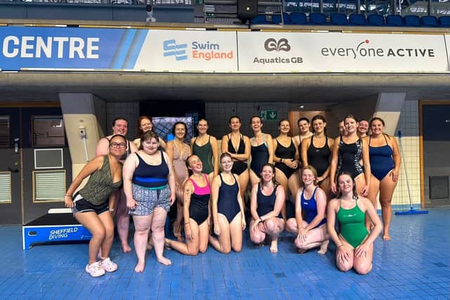 Soul and Social club at Ponds Forge trying out springboard diving.