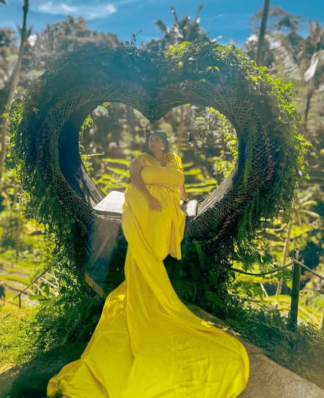 Annalisa during a photoshoot in Bali