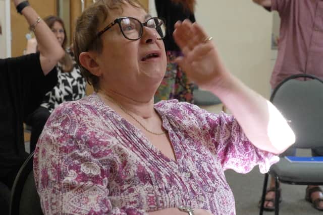 Janet discovered a new love of music and movement with the Stepping Forward programme.
