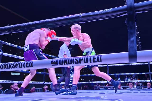 Sonny Boy Price back in action v Owen Durnan at Magna Pic by Bob Westerdale 