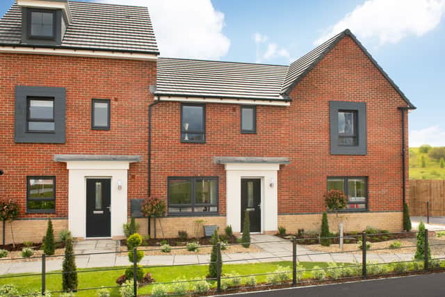 B&DWYW - A typical street scene at a Barratt Homes development in South Yorkshire