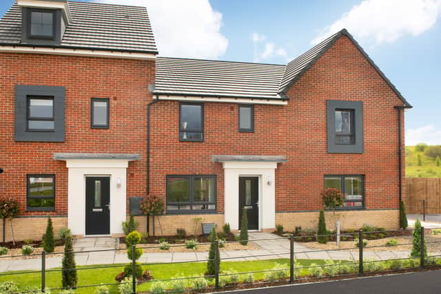 B&DWYW - A typical street scene at a Barratt Homes development in South Yorkshire