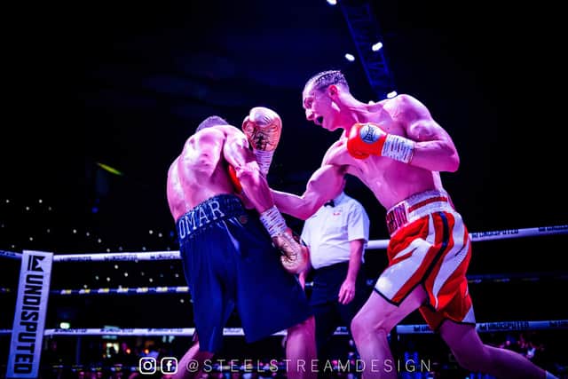 Hughie Wilson in action Pic Ryan Marsden