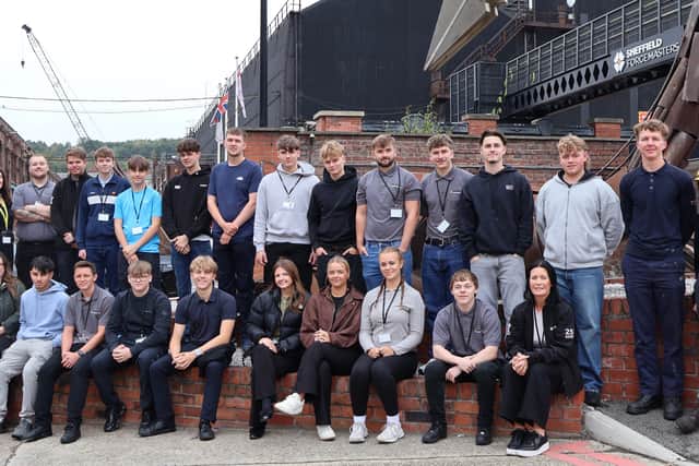 New starters begin their apprenticeships at 250-year-old Sheffield Forgemasters