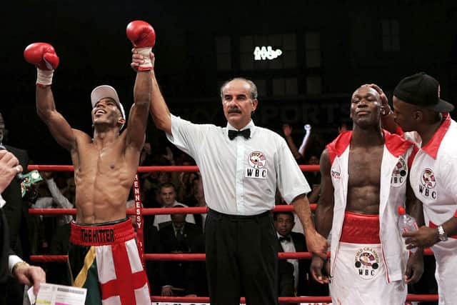 The moment Junior Witter beat DeMarcus Corley Pic Getty Images