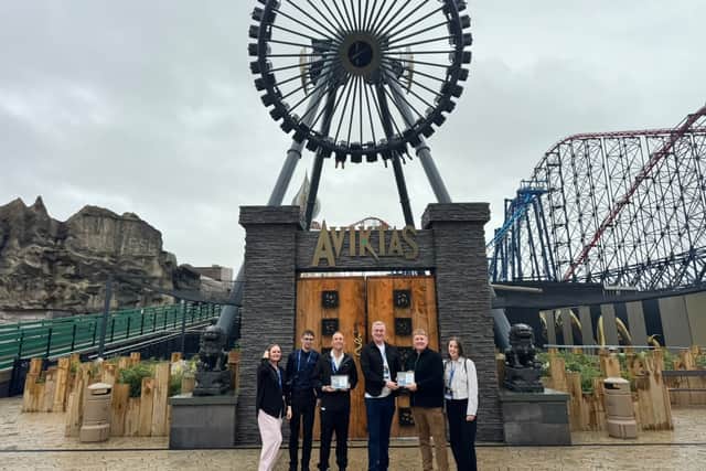 Gulliver's Theme Park Resort's Lamara Chappelle, Joshua James, Ash Cook, Craig Clews, Dylan
Rosenbach and Emily Dalton