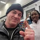 Reagan Denton and Emmanuel Kargbo