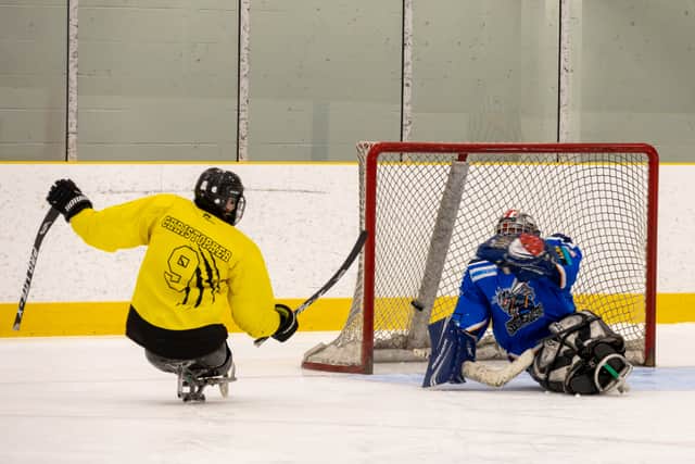 Goal for the Huskies