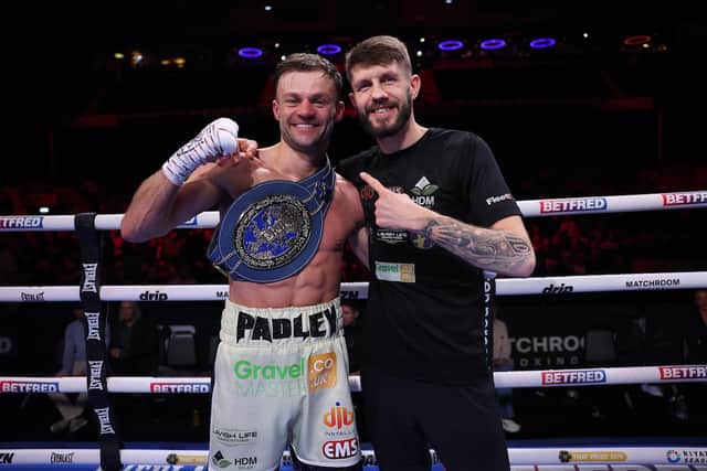 Josh Padley and Jason Cunningham, EBU Super Featherweight Title fight 31 January 2026 Picture By Mark Robinson Matchroom Boxing