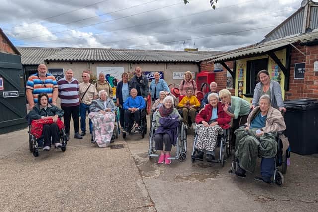 Deangate Care Home residents, staff, family members, and volunteers enjoyed an outing to Eden Camp Modern History Museum.