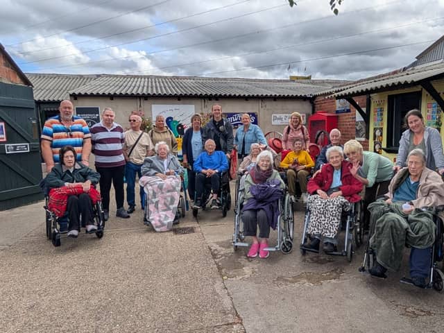 Deangate Care Home residents, staff, family members, and volunteers enjoyed an outing to Eden Camp Modern History Museum.
