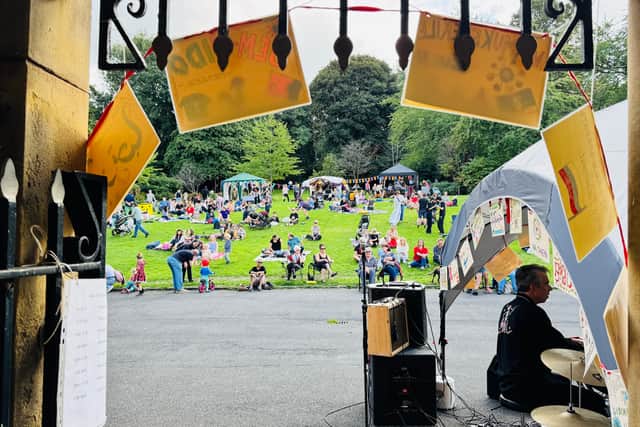 The community picnic was organised to the reopening of the 18th century Grade II listed building by the Friends of Meersbrook Hall