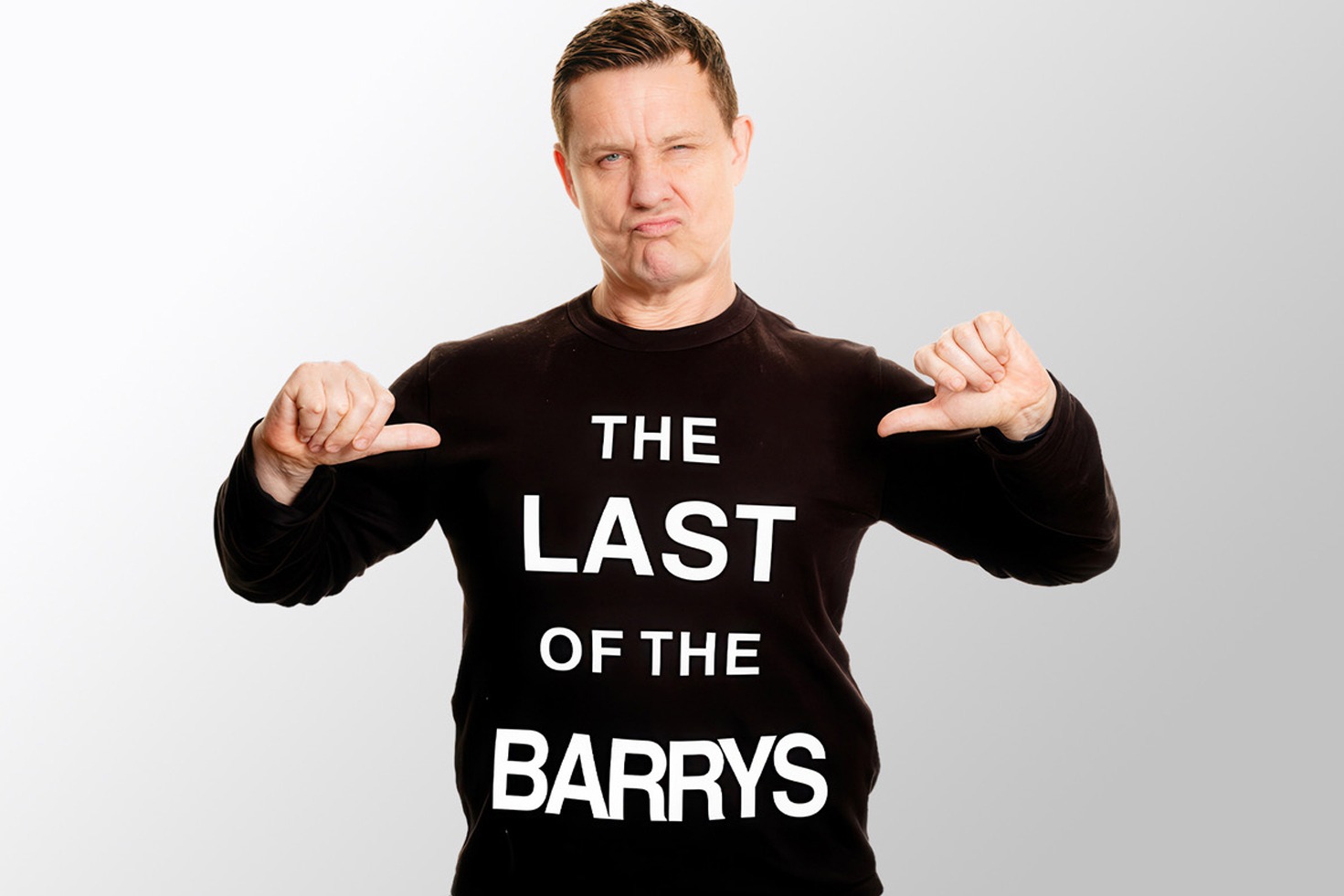 Greg Davies arena tour support, Barry Castagnola, heads to The Steamworks