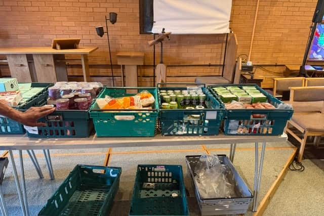 Food options available
