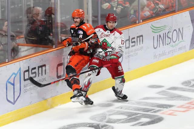 Collins in action for the Steelers on Saturday against Cardiff