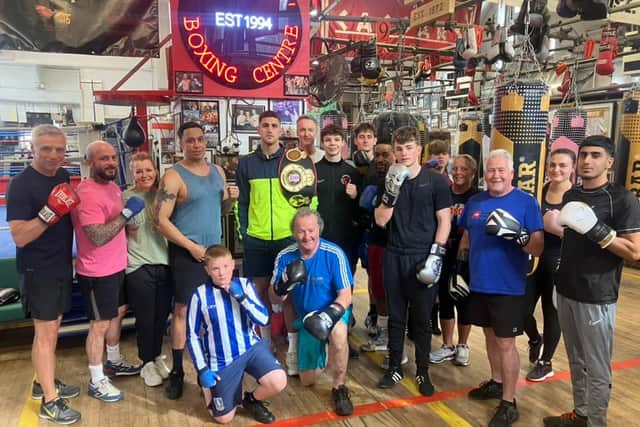 Teagn Stott at Sheffield Boxing Centre