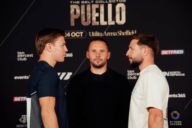 English Champion Giorgio Visioli (11-0, 6 KOs) steps up to his biggest challenge against former IBO World Champion Maxi Hughes (29-9-2 6 KO) Pic via Matchroom