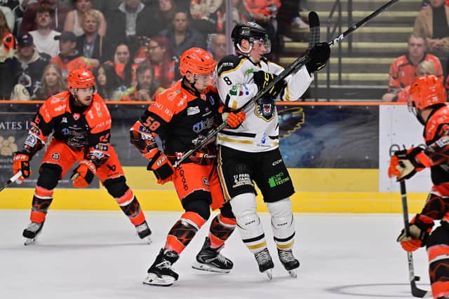 Cormier in action against the Panthers in the 3-2 cup victory