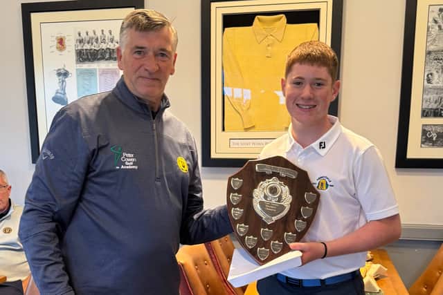 Calum Davies Sheffield Union of Golf Clubs Junior Match-Play Champion