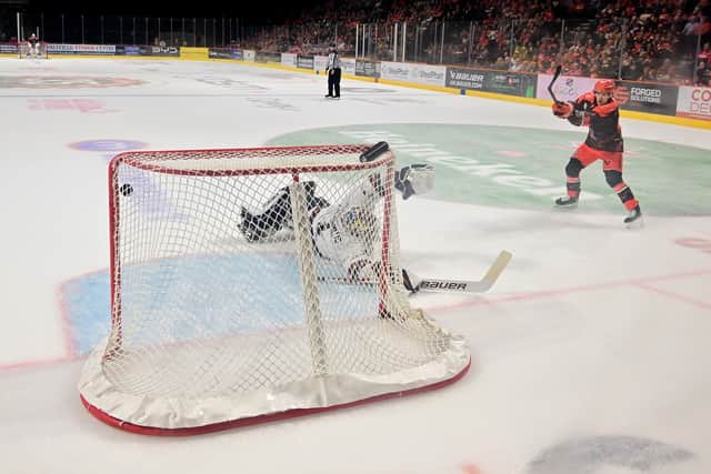 Mikko Juusola scored from a tight angle with his penalty shot goal