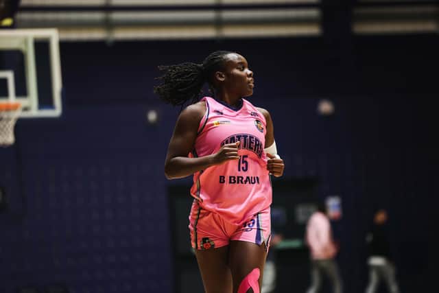 Tierra Hodges recieved her first MVP award against the Wolves with 16 points