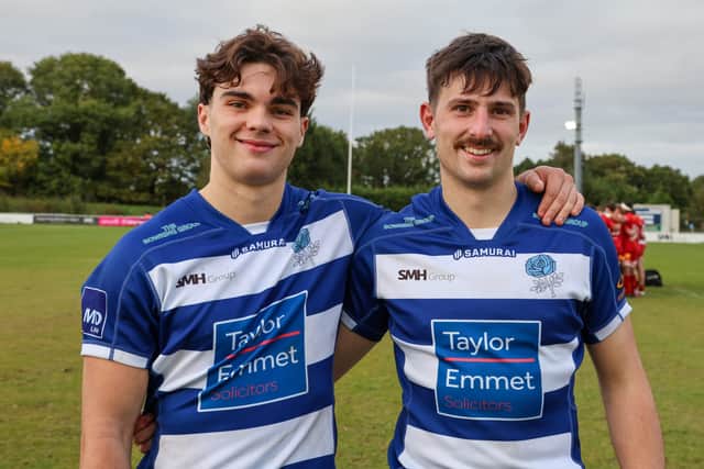 Callum Posa and Elliot Fishers 100th game together 