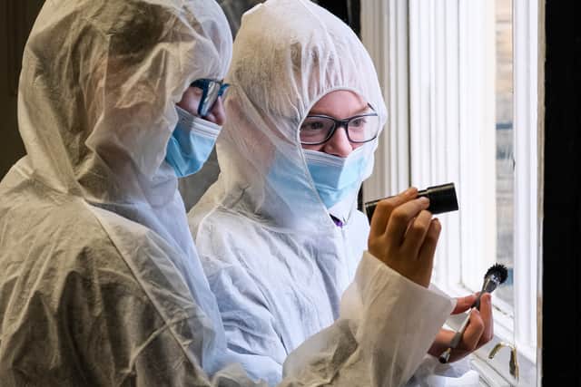 The crimes was imaginary but Westbourne's young sleuths took the investigation seriously.