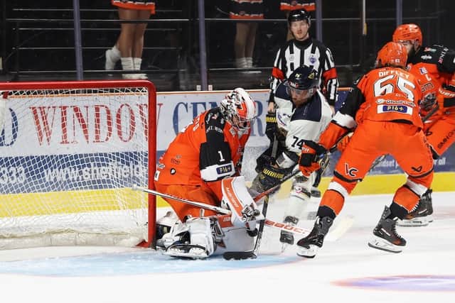 Goalie Matt Greenfield will need to be at his best this coming weekend against the Devils and Flyers