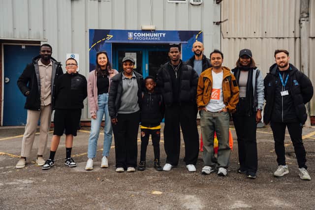 The group watched the Owls win 5-0. Photography by Oladapo Adeniji at SBC.