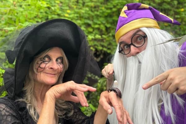 Witches and Wizards Battle at Tropical Butterfly House