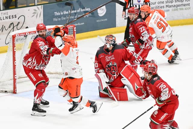 Christian Stoever denied the Steelers on Saturday in the Challenge Cup