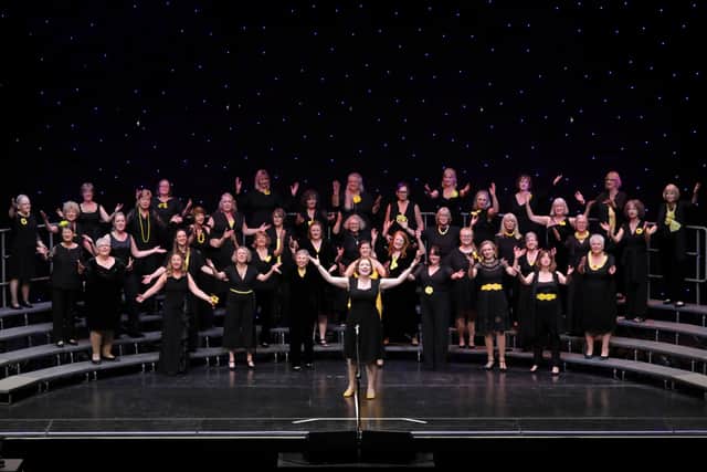 Sheffield Harmony on stage at Harrogate Convention Centre in 2025
