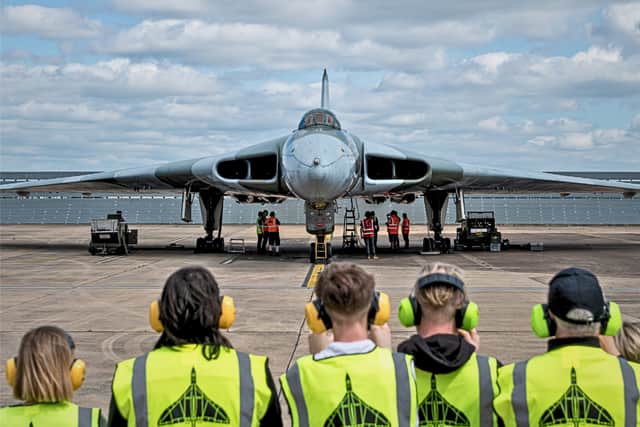The XH558 Avro Vulcan