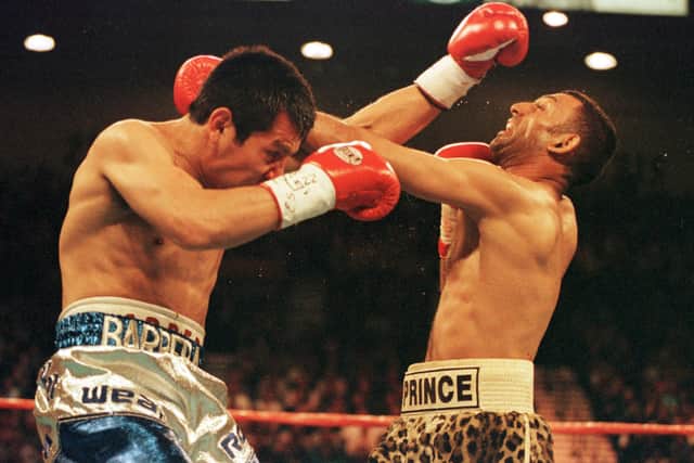 Naseem Hamed suffered his only boxing loss to Marco Antonio Barrera Getty Images