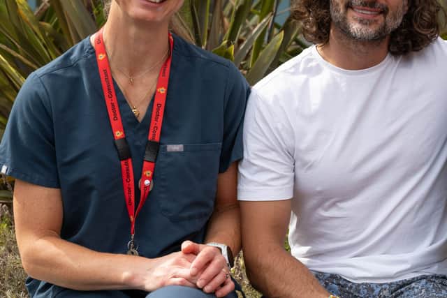 Dr Zoe Burton and Joe Wicks