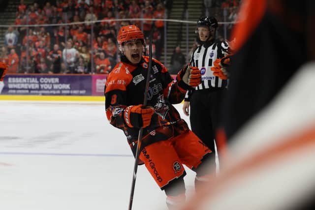 Ryan Tait in blistering form against Manchester Storm on Wednesday
