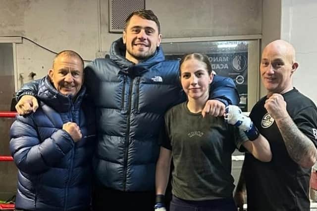 Sam Lightoot and her Manor team