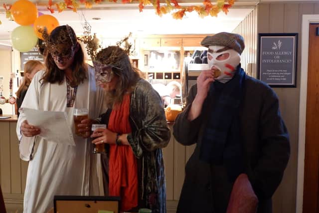 Costumed participants at the 2025 revival of Caking Night